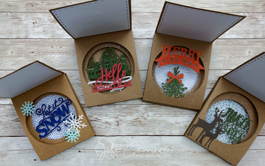 Christmas Tunnel Cards Set – Cricut Project