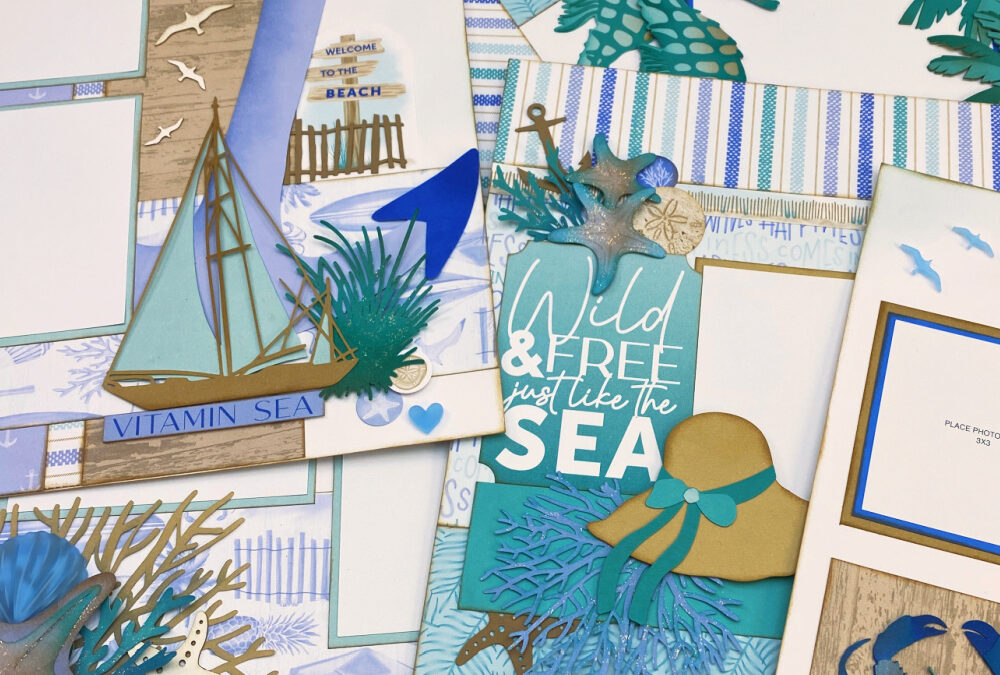Cape Cod 8-page Scrapbooking Assembly Guide